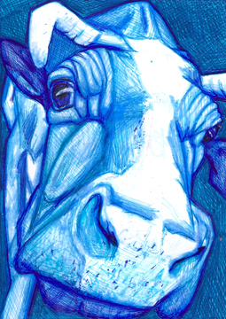 7 deadly sins _lust_the blue cow