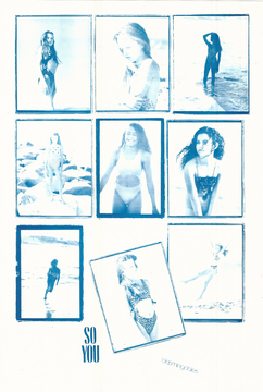 bloomingdale's
new york times
girl's swimwear ad campaign and poster